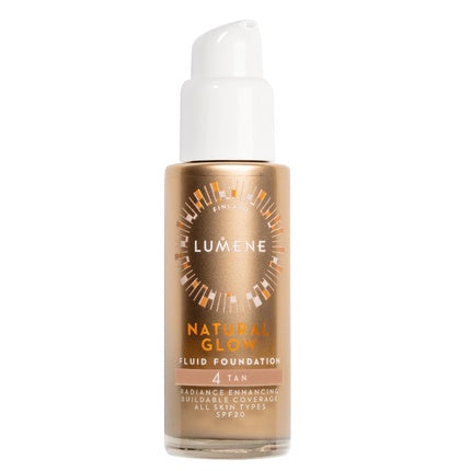 Lumene Natural Glow Fluid Foundation Illuminating 4 Tan 30ml