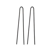 Eurostil Black Hairpins Box 70mm 1 Unit