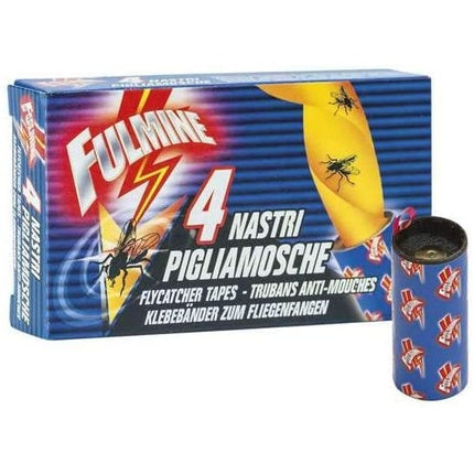 Fulmine Mosche Strisce Adesive 4 Pz