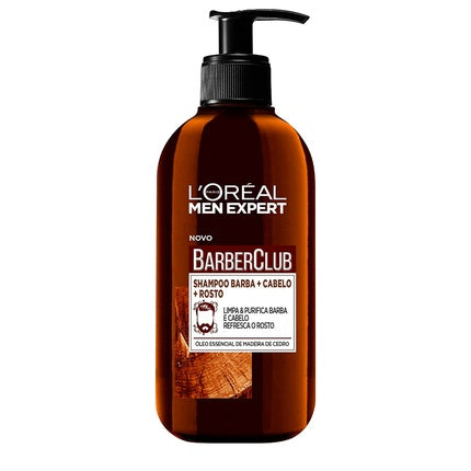 L'Oral Paris Men Expert Barber Club Shampoo For Beard And Hair 200ml