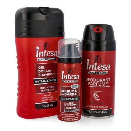 Intesa Homme Extreme Gift Set Deodorant + Shower Gel + Shaving Foam Bracelet