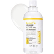 It'S SKIN Lemon'C Squeeze Ampoule Toner 500ml - Dark Spot Clearing and Moisturizing Astringent with Lemon Extract and Hyaluronic Acid