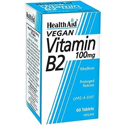 Vitamin B2 Riboflavin 100mg S/R 60 Tablets H