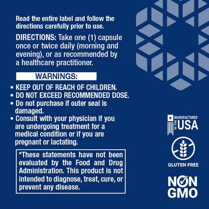 Natural Stress Relief Vegetarian Capsules 30 Count