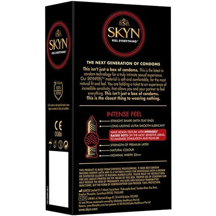 Manix SKYN Intense Feel Condoms 10 Pack
