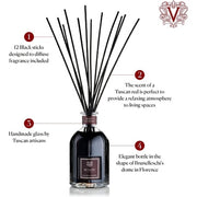 Dr. Vranjes Rosso Nobile 500ml Reed Diffuser Home Fragrance Fruity Scent Relaxing Atmosphere Day Dark Color Made in Italy