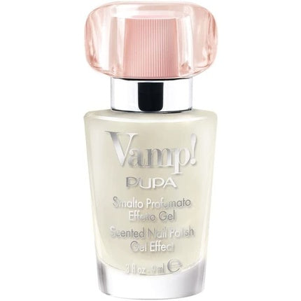 Pupa Vamp! Scented Gel Effect Nail Polish 119 Cotton White 9ml