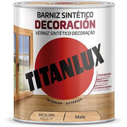 TITANLUX Matte Decoration Synthetic Varnish Colourless 750ml