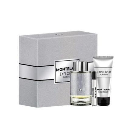 Montblanc Explorer Platinum Kit - EDP 100ml + EDP 7.5ml + Shower Gel 100ml