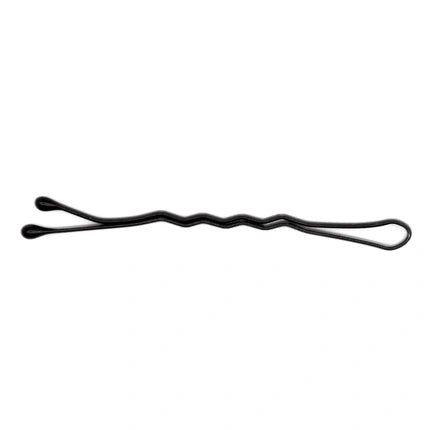 Eurostil Hair Double Wave Clips Black 24 Units
