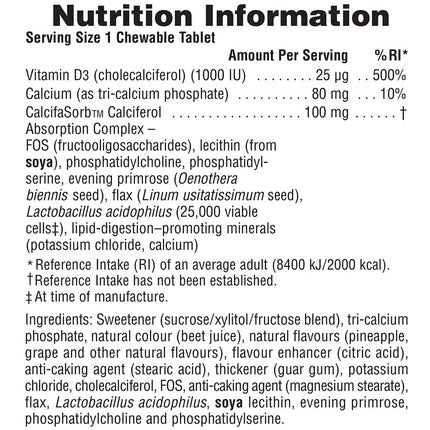 Naturesplus Adult's Chewables Vitamin D3 1000 Iu - Delicious Taste - Immunity
