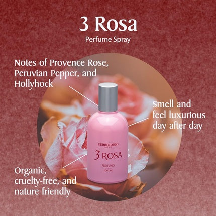 L'Erbolario 066.357 3 Rose Eau de Parfum 50ml