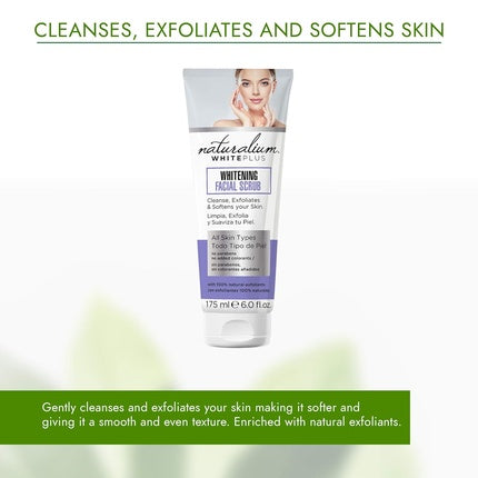 Naturalium Facial Whitening Exfoliator 175ml