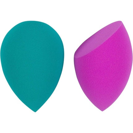 Cala Duo Makeup Sponges Teal and Purple