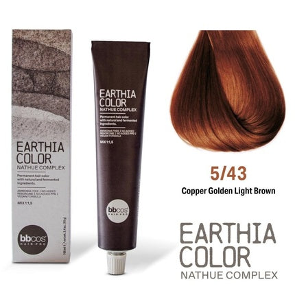 Bbcos Earthia Color Nathue Complex 543 Copper Golden Light Brown 100ml