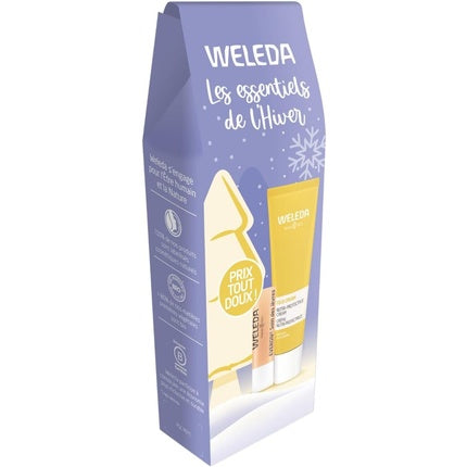 Weleda Cold Cream & Everon Winter Set Protective Face & Lip Care