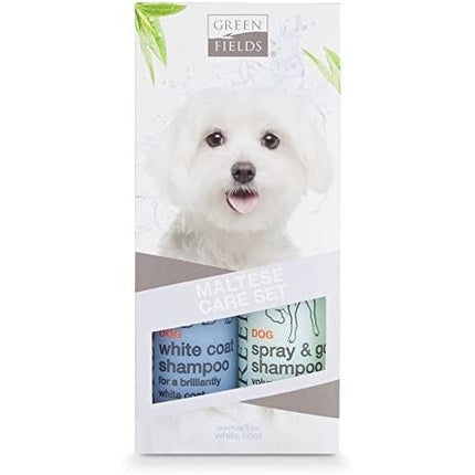 Greenfields Dog Shampoo Gift Set for Maltese (White Fur) 2 x 250ml