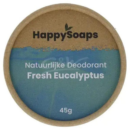 Happysoaps Deodorant Cream Eucalyptus & Lemongrass