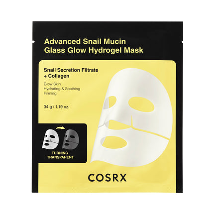 Cosrx Advanced Snail Mucin Glass Glow Hydrogel Mask - 1 Piece