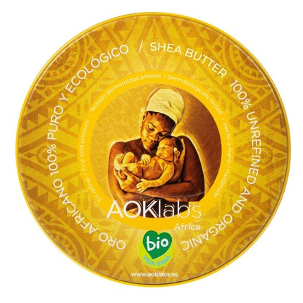 AOKlabs Shea Butter 100% Pure Unrefined Intensive Care for Cosmetics Skin Hair Fairtrade Shea Butter from Ghana 100ml 100g