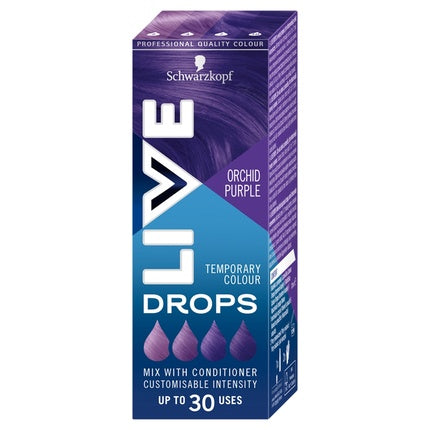 Schwarzkopf Live Drops Washable Hair Dye Orchid Purple 30ml
