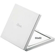 Janeke Silver Handbag Mirror Magnification X3 60x60mm