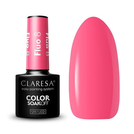 Claresa Soak Off Uv/Led Fluorescent Hybrid Nail Polish 08 5g