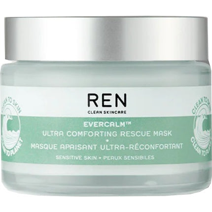 Ren Cosmetics Evercalm Ultra Comforting Rescue Mask 50 Ml Hydrating Cream Mask For Face