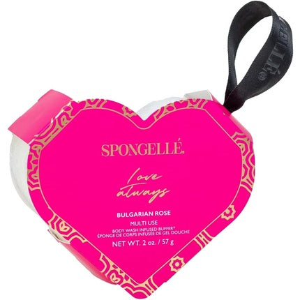 Spongellé Love Always Body Wash Infused Heart-Shaped Buffer Bulgarian Rose