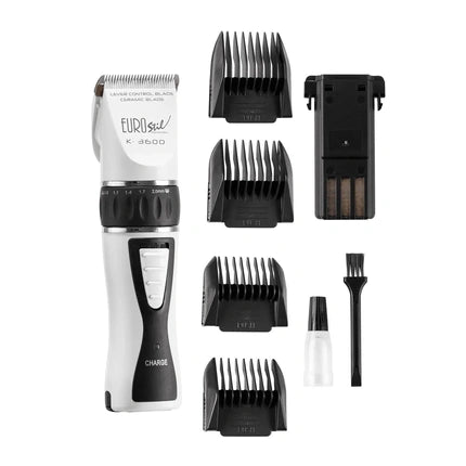 Eurostil Electric K3600 Ceramic Rechargeable Hair Clipper Gray 5 Watts