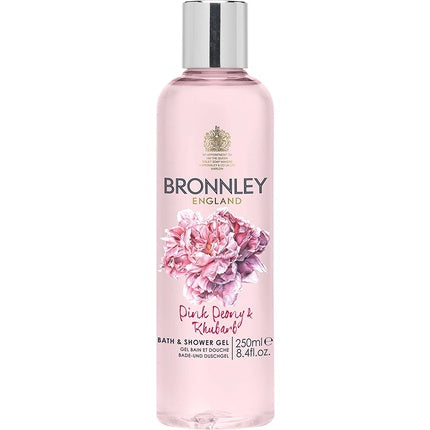 Bronnley Pink Peony and Rhubarb Bath and Shower Gel 250ml
