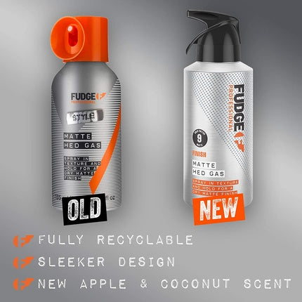 Fudge Professional Matte Hed Gas Strong Hold Texturising Hair Spray 100g