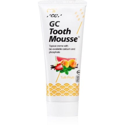 GC Tooth Mousse 35 ml - Protective Remineralizing Cream for Sensitive Teeth, Fluoride-free, Tutti Frutti Flavor