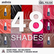 Andreia Professional The Gel Polish Solvent and Odor Free Gel Metallic Purple