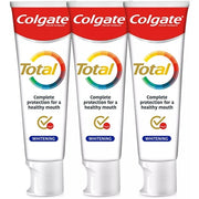 Colgate Total Whitening Trio Whitening Toothpaste 3 X 75 Ml