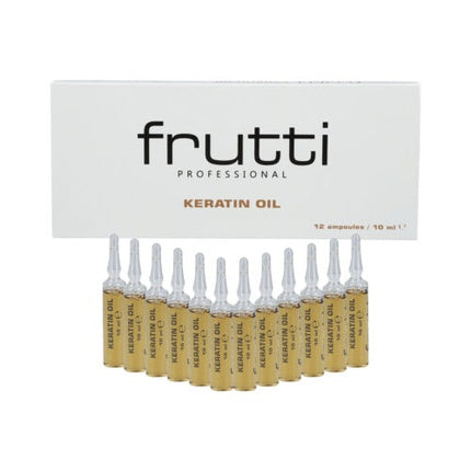 Frutti Professional Keratin Oil Hair Treatment 10ml x 12