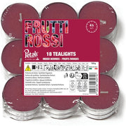 Price's Candles Petali Range Mixed Berries Scented Tea Lights - Pack of 18