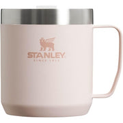 Stanley Classic Legendary Camp Mug 0.35L Stainless Steel Camping BPA-Free Thermos Travel Hot Drinks Dishwasher Safe Single Server Brewer Compatible Rose Quartz