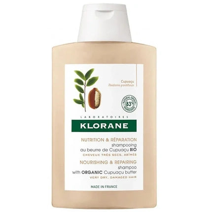 Klorane Cupuau Butter Shampoo 400ml Nourishing Shampoo For Dry Hair With Organic Cupuau Butter