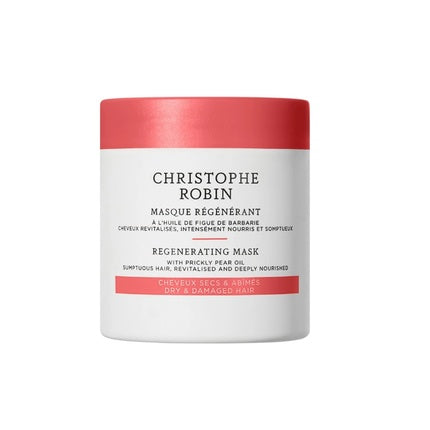 Christophe Robin Regenerating Prickly Pear Oil Hair Treatment Cream Mask For Revitalizing - 100 Ml