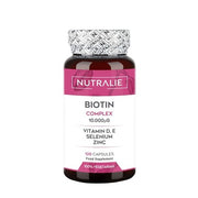 Nutralie Biotin Complex 120 Capsules Supports Healthy Hair Skin And Nails