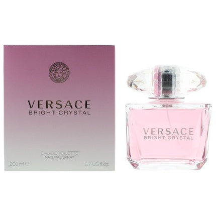 Versace Bright Crystal Eau De Toilette Spray 200ml For Women