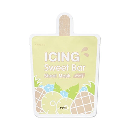 A'Pieu Icing Sweet Bar Sheet Mask Hydrating And Smoothing Mask Pineapple 21g