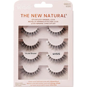 Kiss The New Natural False Eyelashes Full Strip Lash 02 - Pack of 4 Pairs