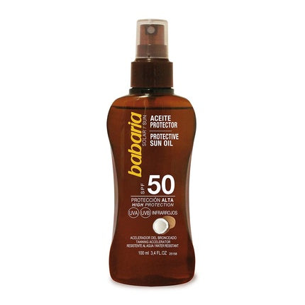 Babaria Coconut Protective Sun Oil Spf 50 200ml