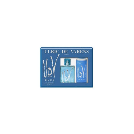 Ulric De Varens Blue Eau De Toilette Spray 100ml Set 2 Pieces