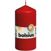 Bolsius Pillar Candle 120mm X 58mm Red