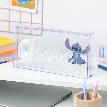 Paladone Stitch Ohana Led Neon Light 15 X 30 Cm