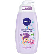 NIVEA Aloe Vera Kids 2 In 1 Shower and Shampoo Very Berry 500ml