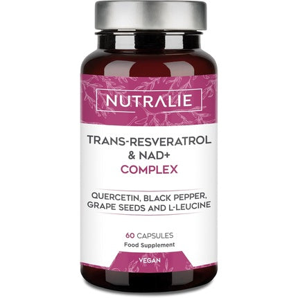 Trans Resveratrol NAD 686mg Complex with Quercetin, Piperine, Grapeseed, and Leucine